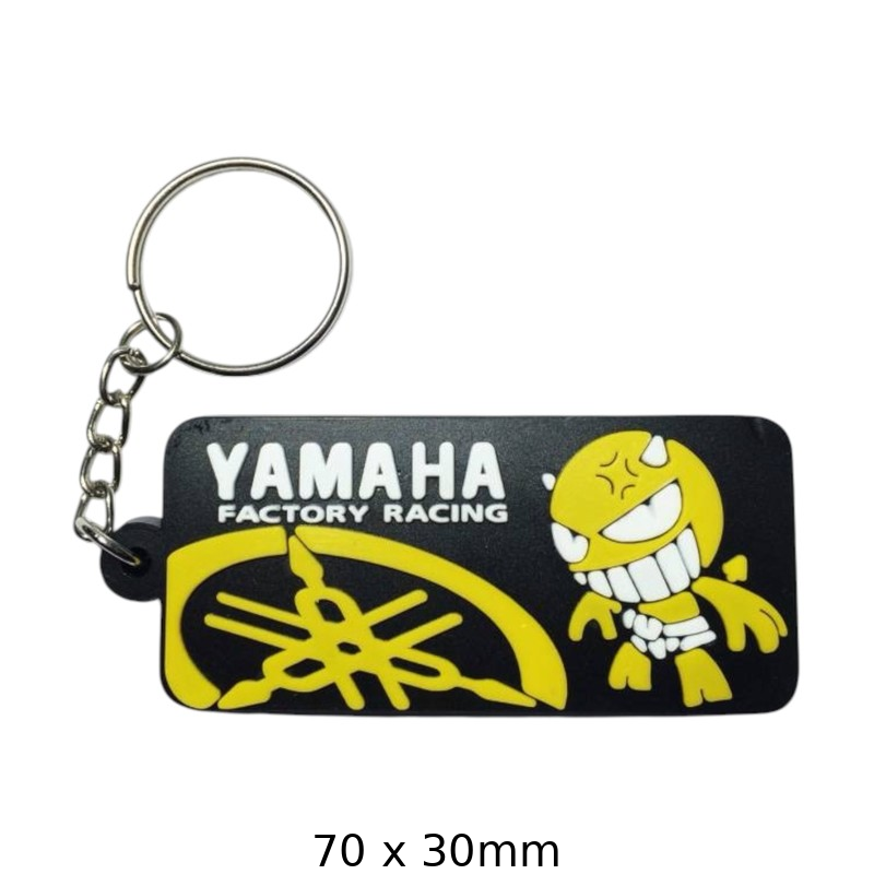 Yamaha Factory Racing Keychain - Durable Motorcycle Keyring