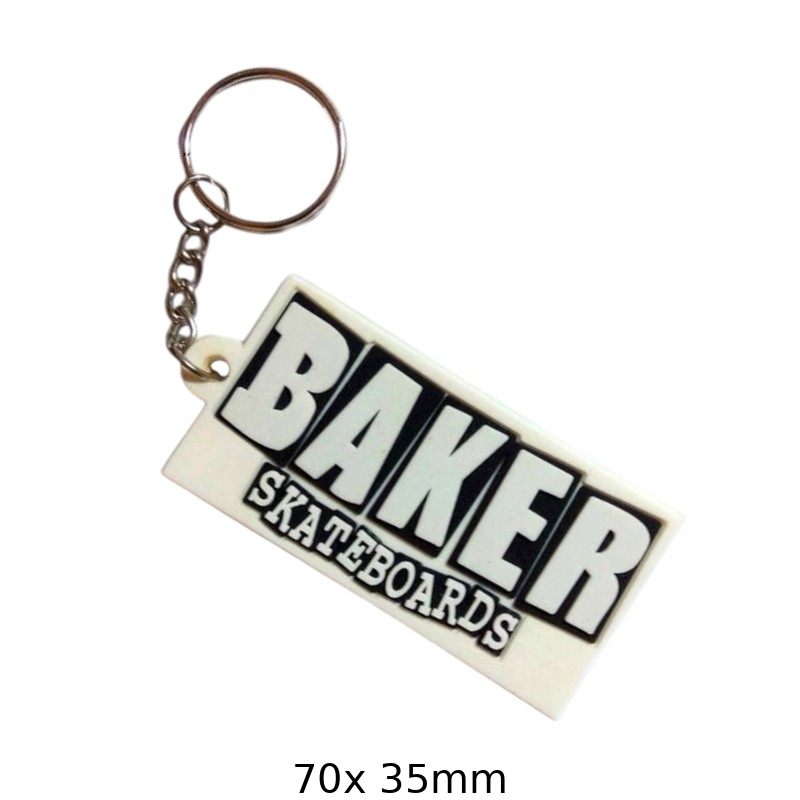 Baker Skateboards Keychain - Durable Skateboarding Accessory