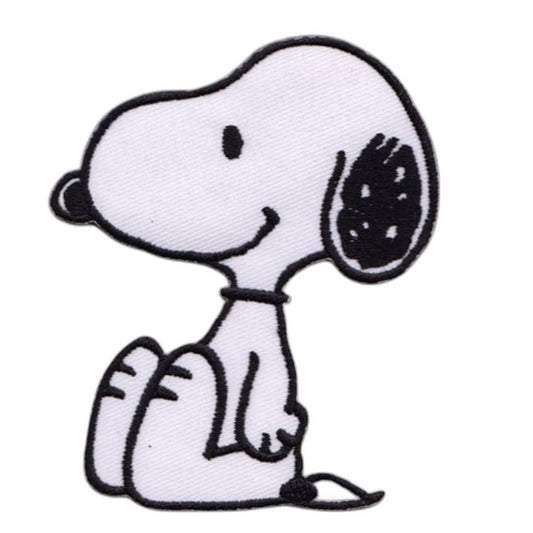 Snoopy Iron-On Patch - Vintage Embroidered Cartoon Patch