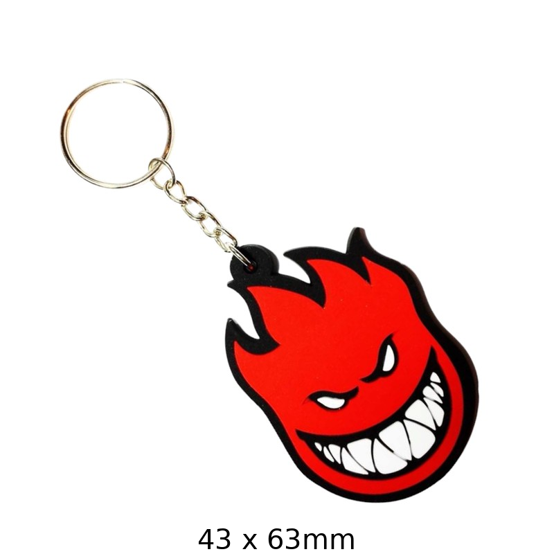 Spitfire Logo Keychain - Iconic Flame Design