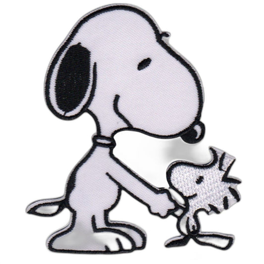 Snoopy and Woodstock Iron-On Patch 76x90 mm