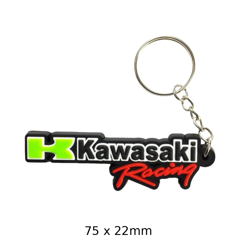 Kawasaki Racing Keychain for Motorcycle Enthusiasts