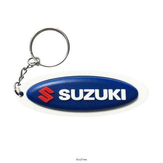 Suzuki Logo Keychain for Motorcycle Enthusiasts