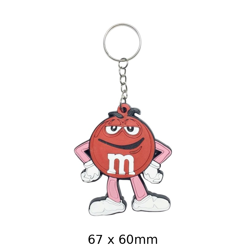 M&Ms Red Character Keychain Fun Accessory