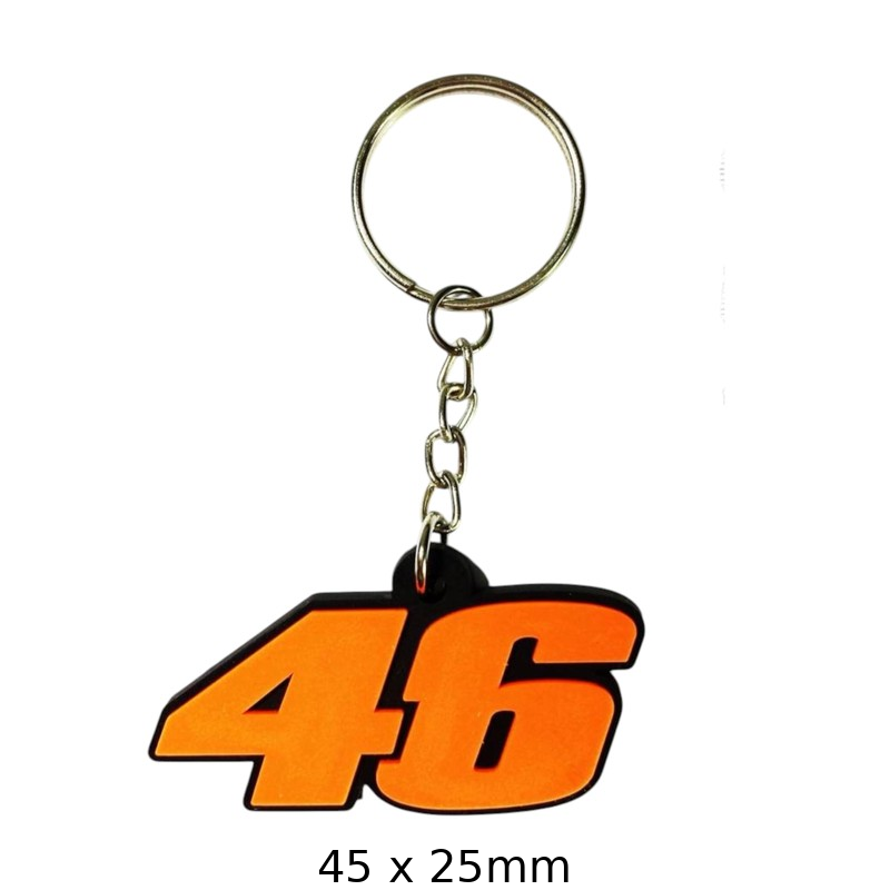 Valentino Rossi 46 Keychain for MotoGP Fans