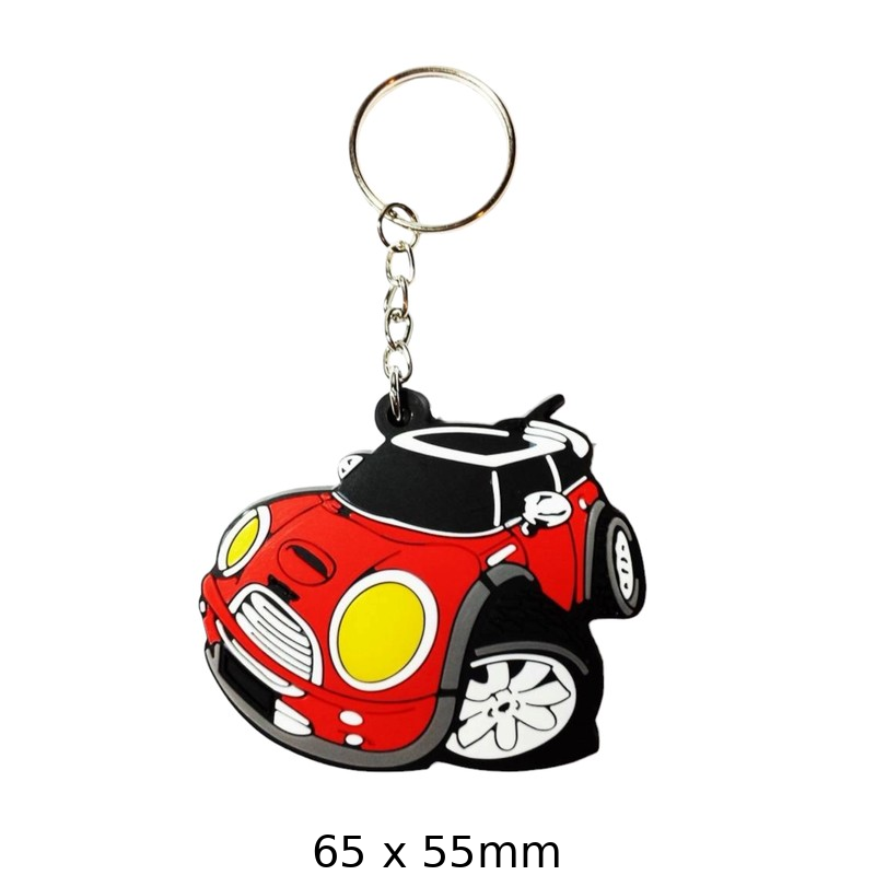 MINI Car Keychain - Fun Auto Keyring Accessory