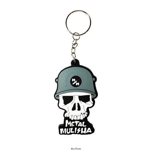 Metal Mulisha Skull Keychain | Biker & Motocross Accessory