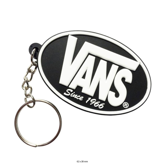 Vans Logo Keychain - Trendy Accessory