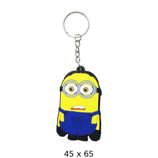 Minions Keychain - Cute Cartoon Character Keyring