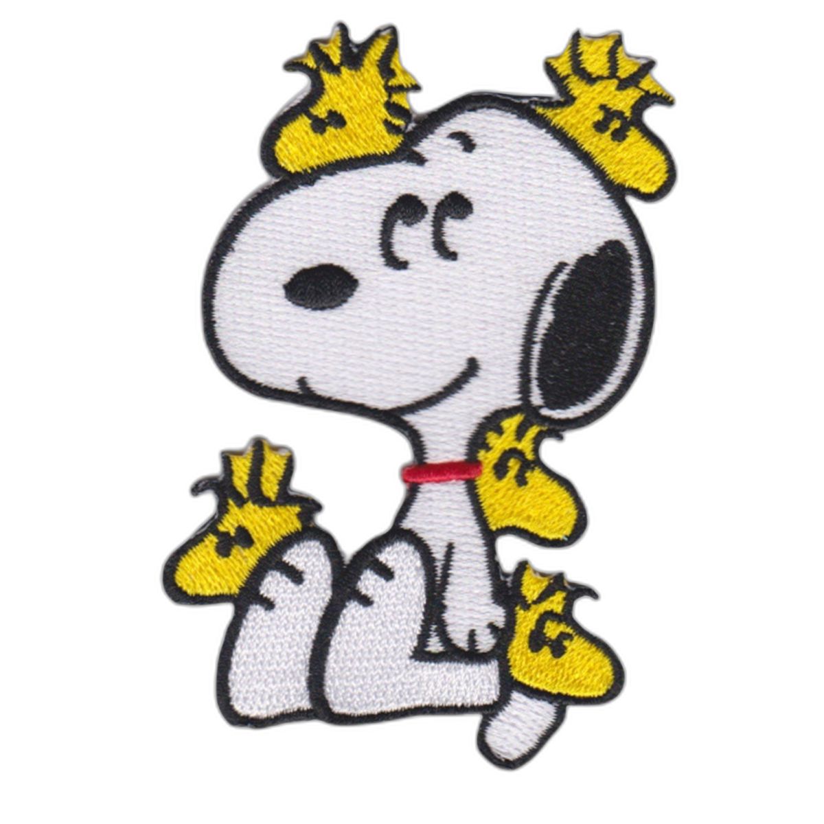 Snoopy and Woodstock Embroidered Iron-On Patch