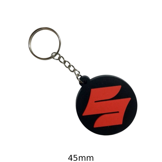 Suzuki Logo Keychain - Durable Metal Keyring