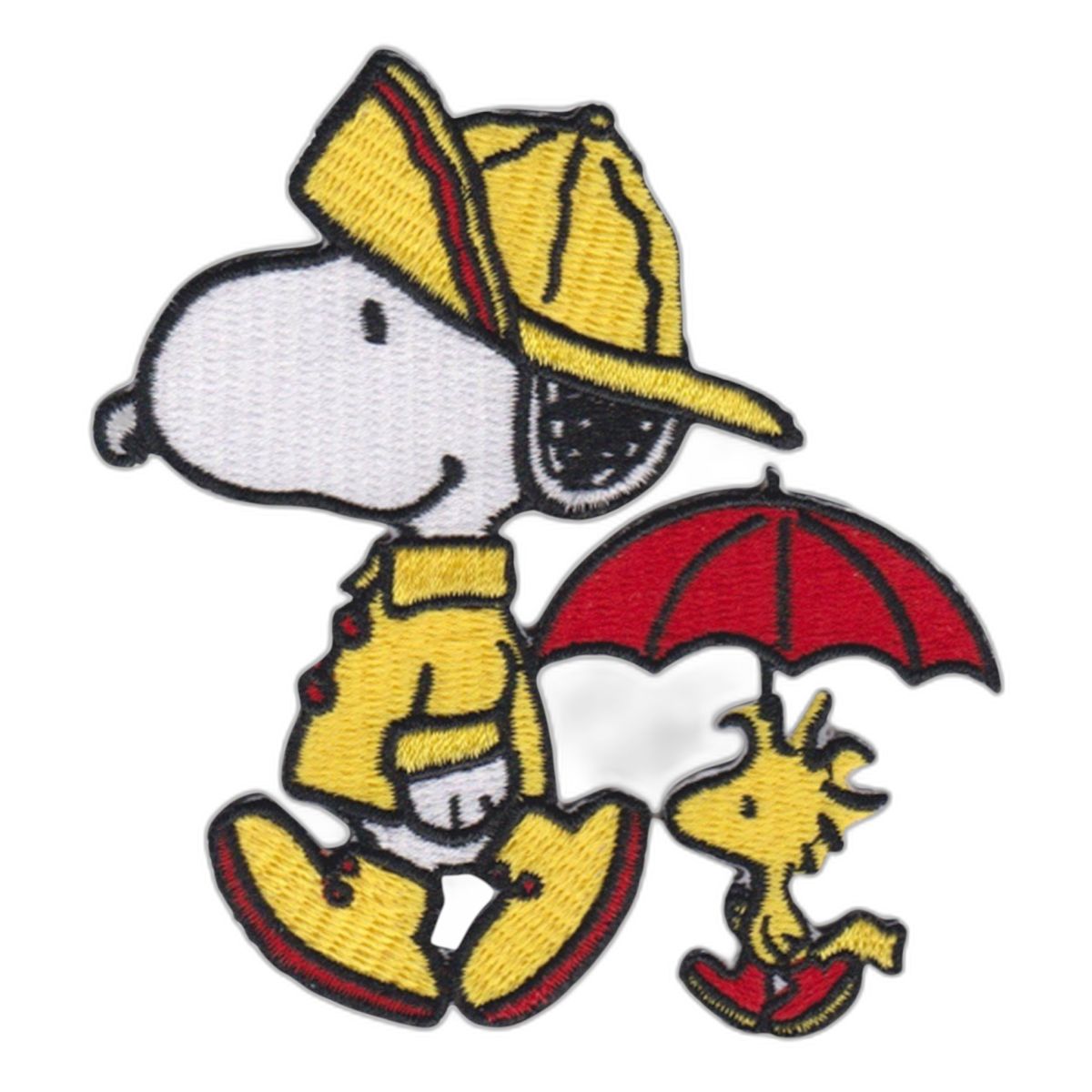 Snoopy and Woodstock Rain Outfit Iron-On Patch | Peanuts