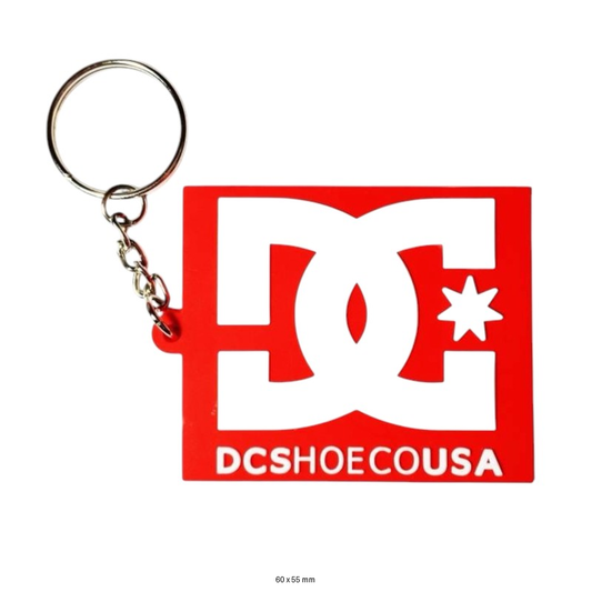 DC Shoes Logo Keychain | Stylish Accessory for Skaters & Fans