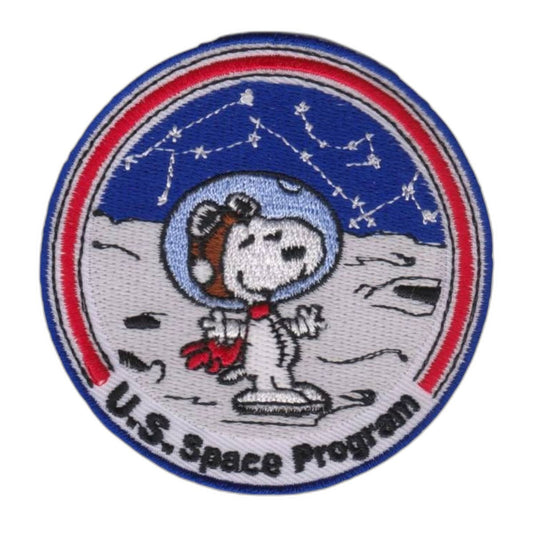 Snoopy U.S. Space Program Iron-On Embroidered Patch