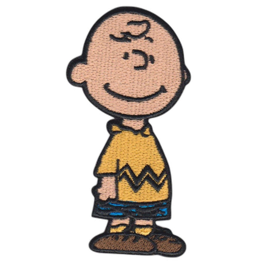 Charlie Brown Iron-On Patch | Embroidered Peanuts Character