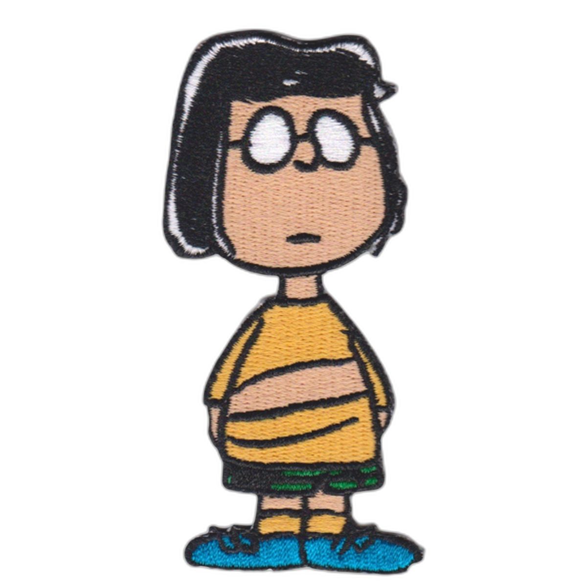 Peanuts Snoopy Iron-On Patch - Iconic Character with Glasses
