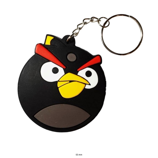 Angry Birds Black Bird Keychain – Fun Gaming Accessory