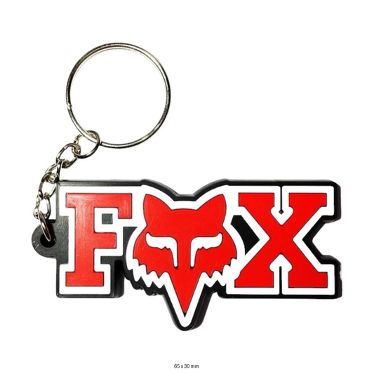 Fox Racing Logo Keychain | Durable & Stylish Accessory for Riders