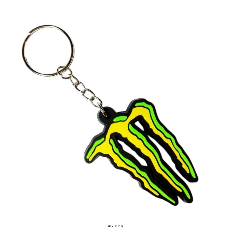 Monster Energy Logo Keychain | Stylish Accessory