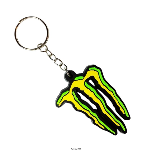 Monster Energy Logo Keychain | Stylish Accessory