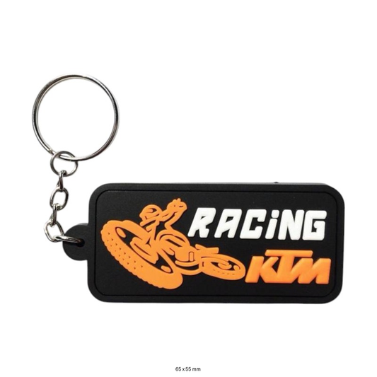 KTM Racing Keychain for Motorcycle Enthusiasts