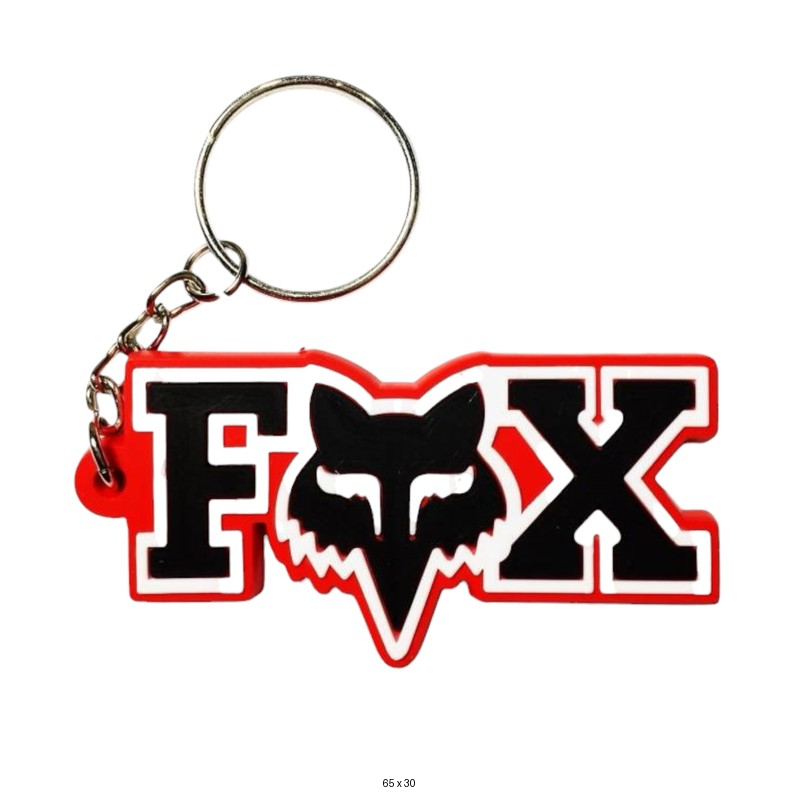 FOX Racing Logo Keychain | Stylish Accessory for Riders & Fans