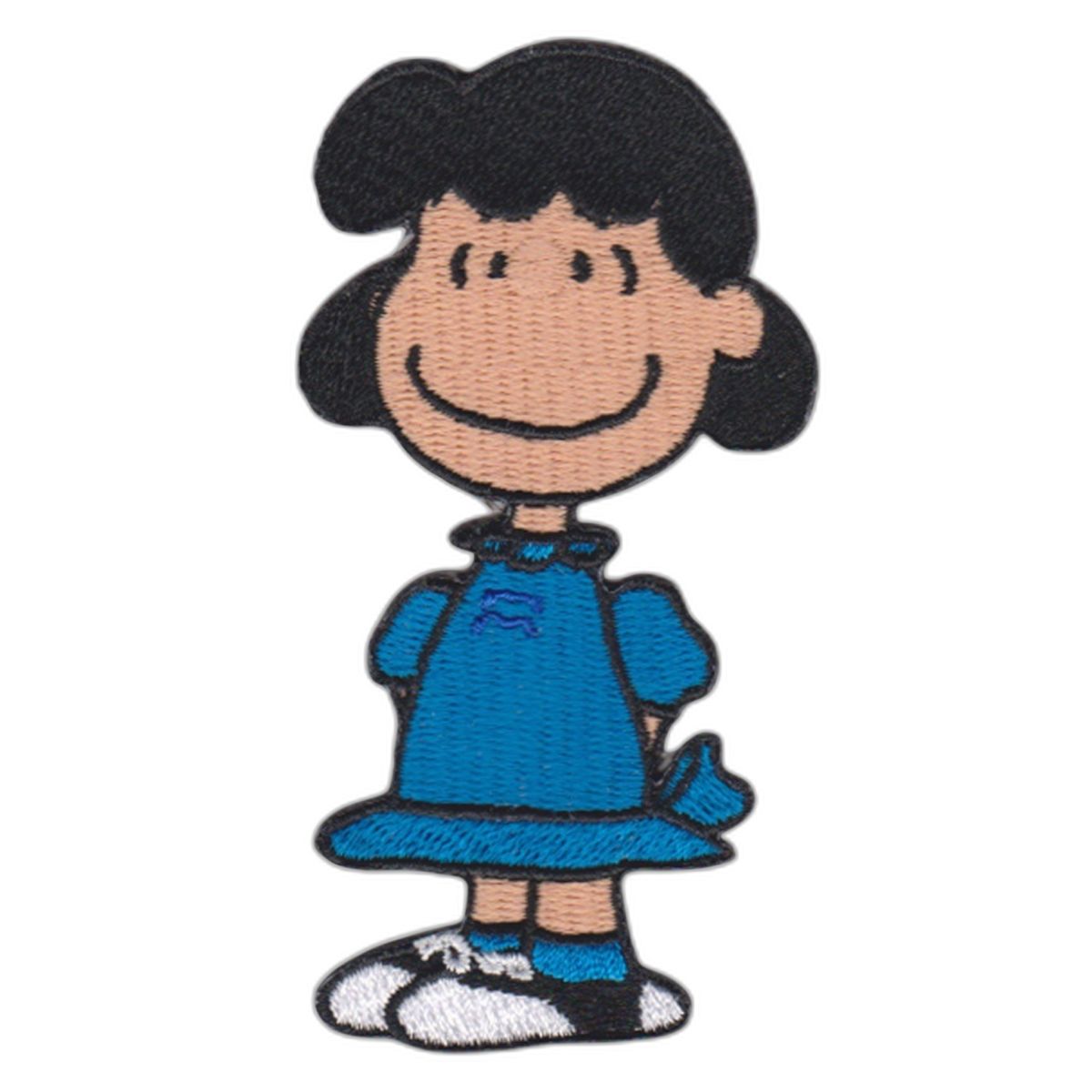 Snoopy Lucy Blue Iron-On Patch - Peanuts Embroidered Patch