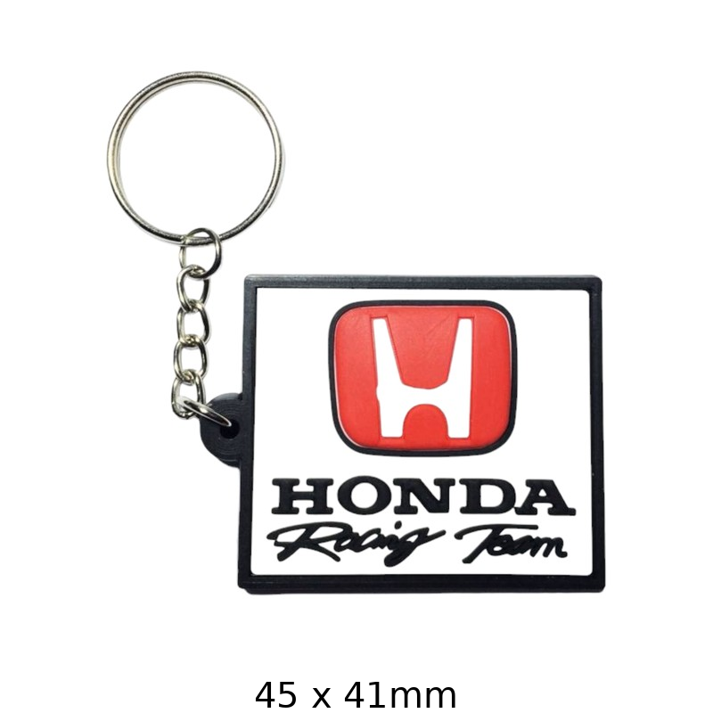 Honda Racing Team Keychain - Motorsport Keyring Accessory