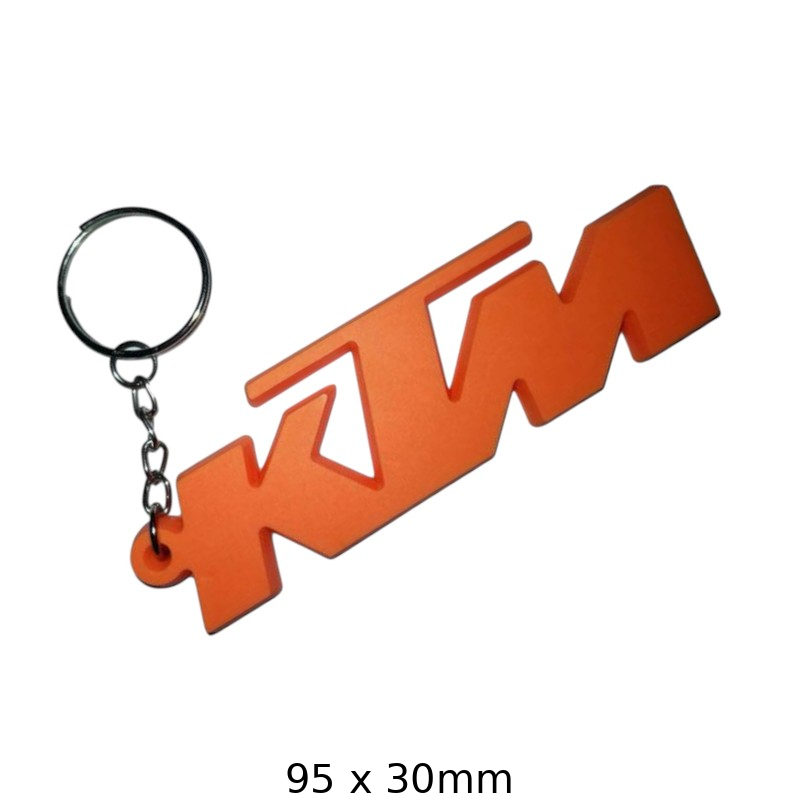 KTM Logo Keychain - Durable Motorcycle Keyring