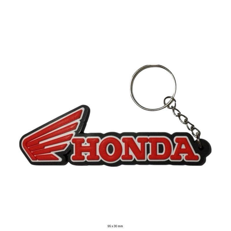 Honda Logo Rubber Keychain | Durable & Stylish Motorcycle Accessory