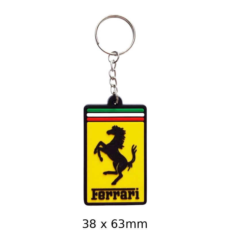 Ferrari Logo Keychain - Stylish Car Enthusiast Keyring