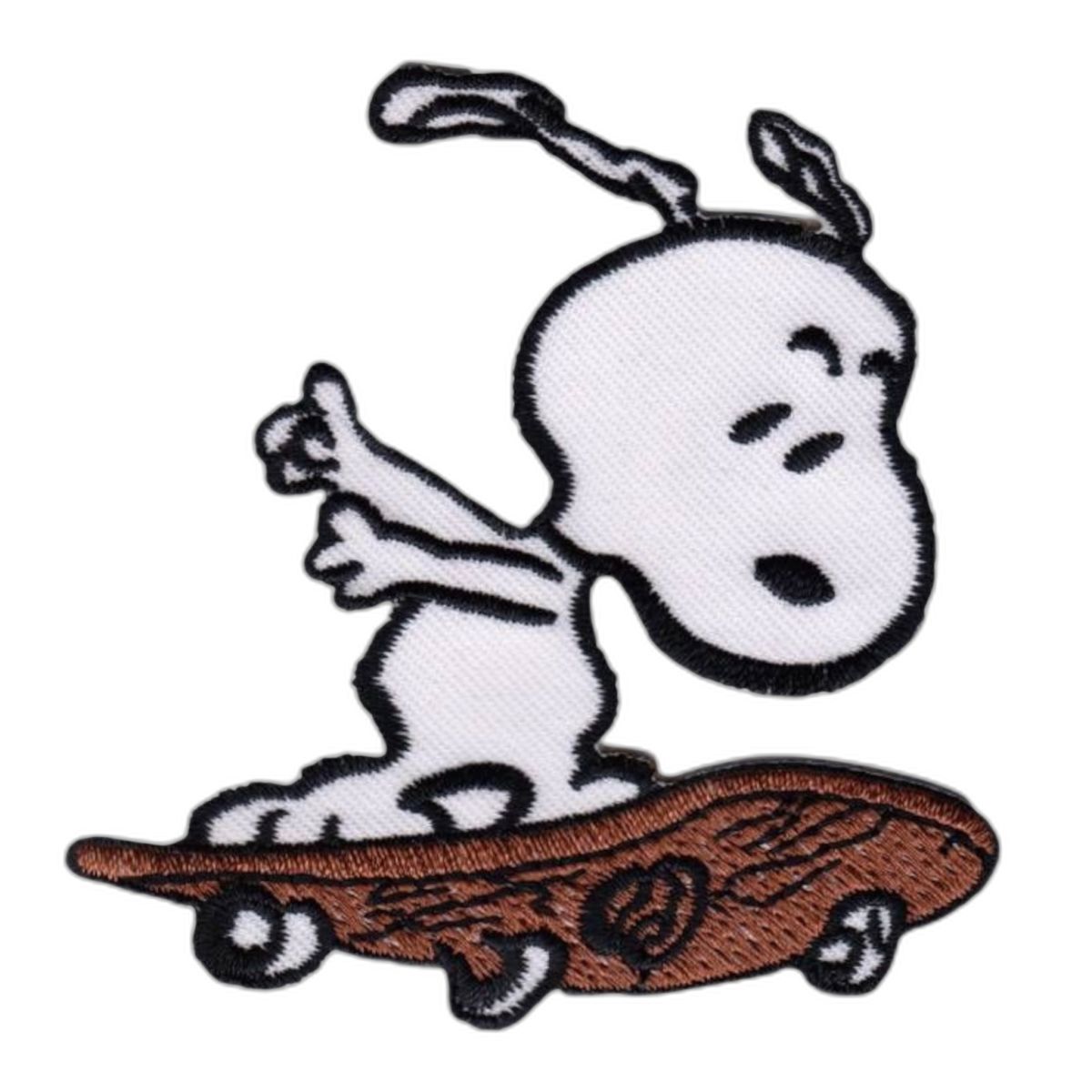 Snoopy Skateboard Iron-On Patch | Fun Embroidered Patch