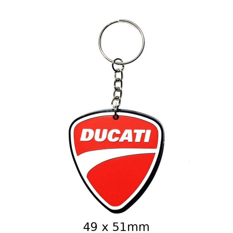 Ducati Logo Keychain - Motorcycle Keyring