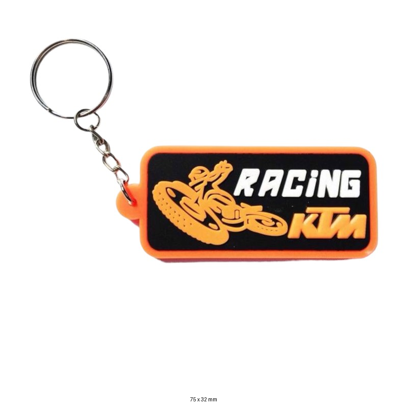 KTM Racing Keychain - Perfect for Motorcycle Fans