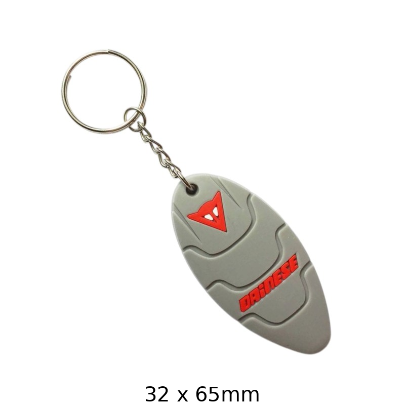 Dainese Motorcycle Keychain - Helmet Logo Design