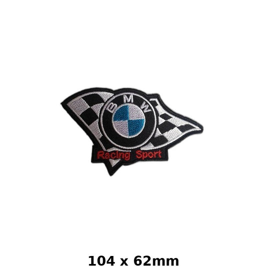 BMW Racing Sport Embroidered Iron-On Patch 104x62mm