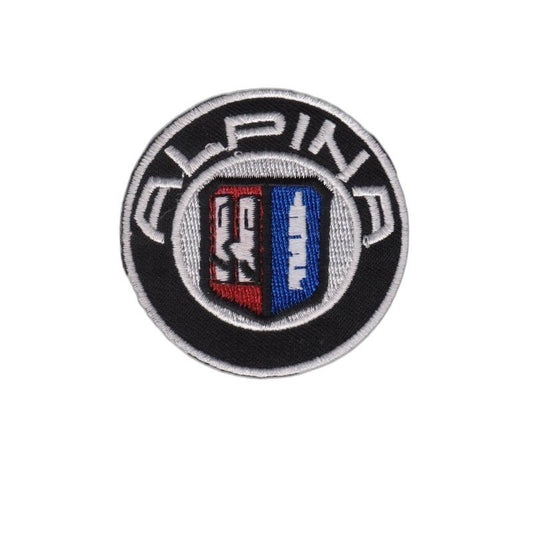 Alpina Logo Iron-On Patch 55mm | High Quality Embroidered Patch