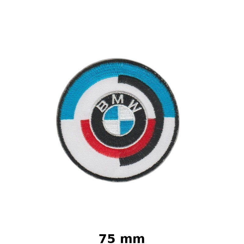BMW Logo Embroidered Iron-On Patch 75mm