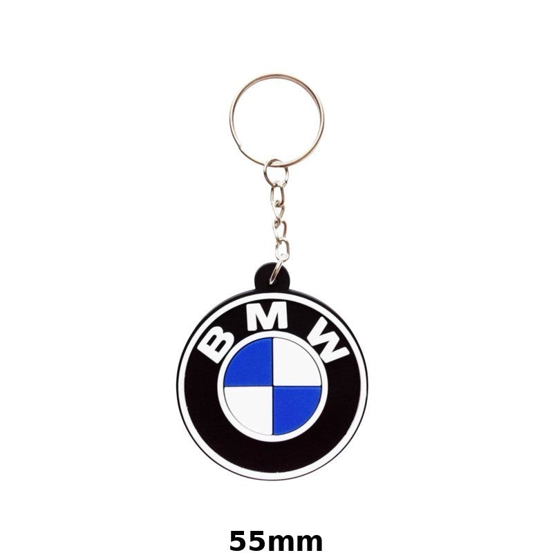BMW Logo Rubber Keychain for Car Enthusiasts