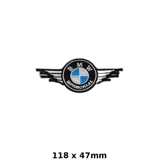 BMW Motorcycles Embroidered Iron-On Patch