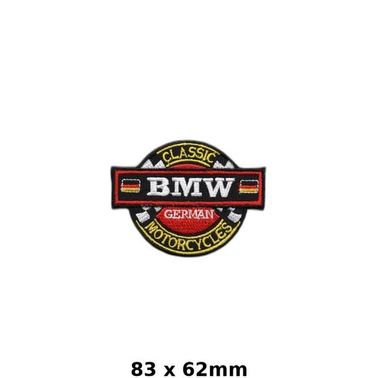 BMW Classic German Motorcycles Embroidered Iron-On Patch