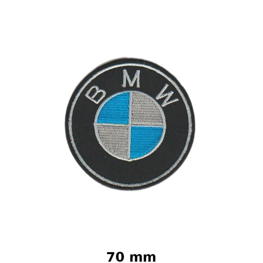 BMW Logo Iron-On Patch 70mm for Auto Enthusiasts