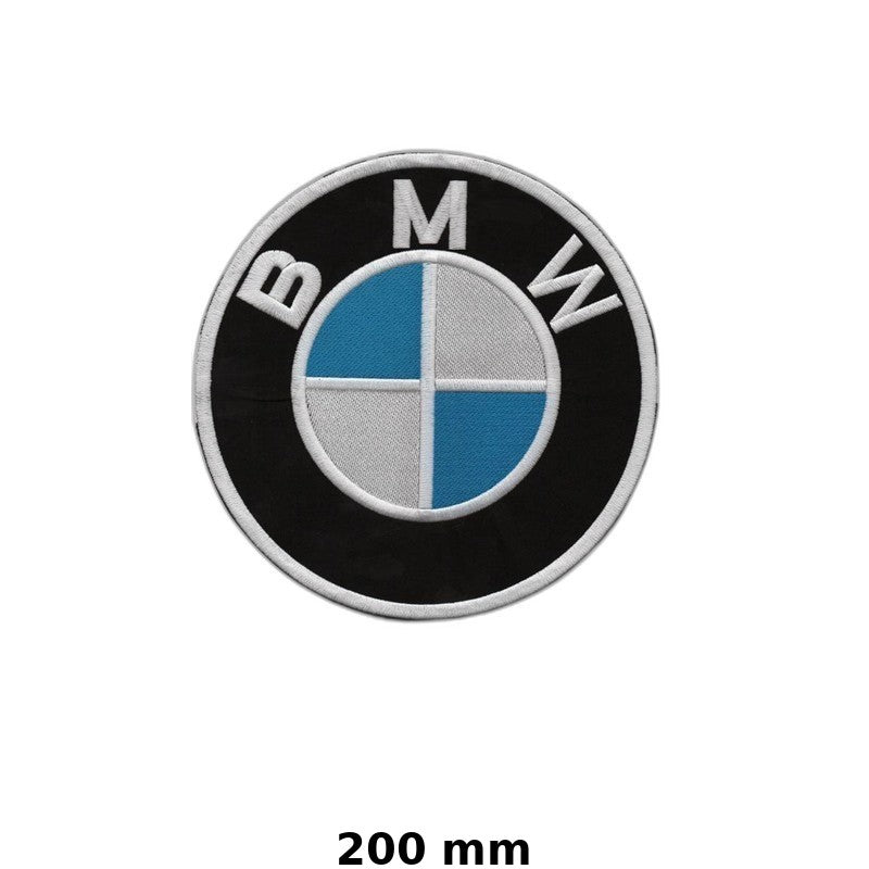 BMW Big Logo Embroidered Iron-On Patch, 200mm