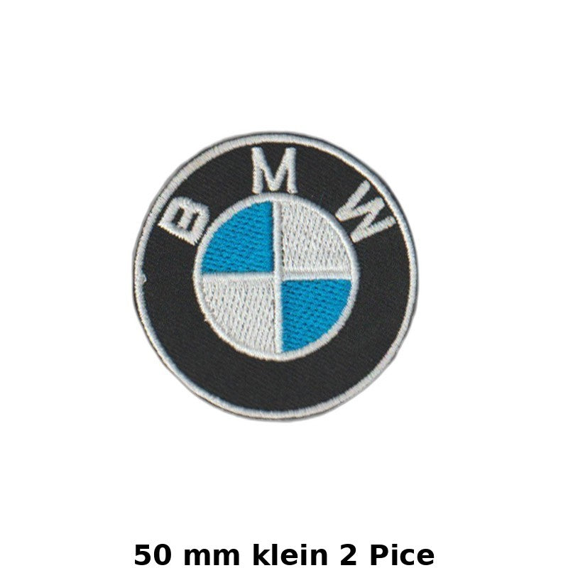 BMW Logo Iron-On Patch 50mm Small 2x